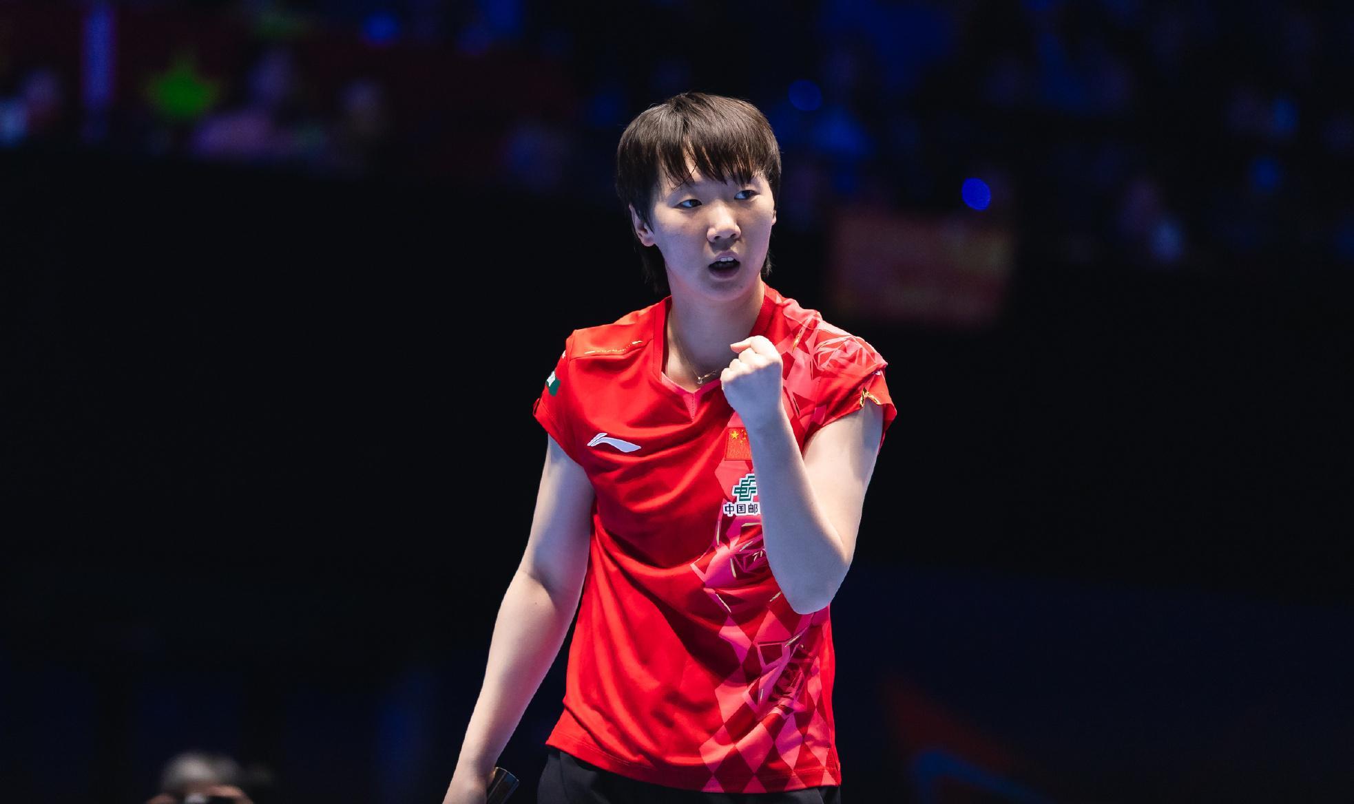 开云-3-0横扫早田！中国女乒27岁王牌救赎：助队夺七连冠，与莎莎击掌